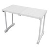 Expandable Shelf Stackable 121lb Load Bearing Divider Storage Rack for