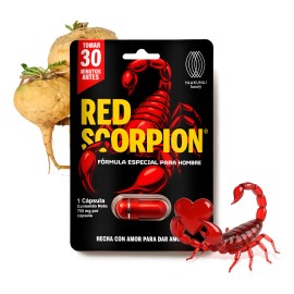 Suplemento Alimenticio Hombre Red Scorpion Yaakunaj Luxury 750mg Cápsula Raíz Maca Arginina Guaraná Energía Vitaminas Dosis Única