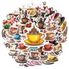 150Pcs Cartoon Teapot Stickers, Waterproof Teapot Sticker for Water Bottle