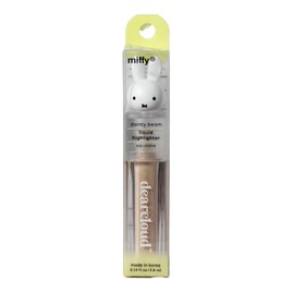 dearcloud Miffy Dainty Beam Liquid Highlighter – Glow Highlighter Makeup with Squalane – Korean Illuminator Makeup - .13 fl oz (Starlight)