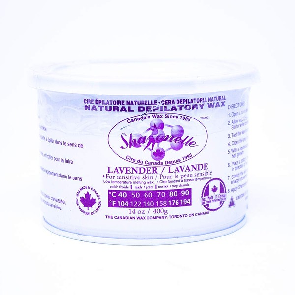 Sharonelle Natural Lavendar Soft Wax For Sensitive Skin in 14 oz.