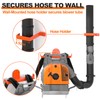 ZSLTLDU 1 Pack Backpack Blower Rack, Heavy Duty Anti-Scratch Leaf