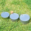 Belmont BM-447 Titanium Shell Cup Round Lid Outdoor Cooking Supplies