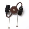 Bieye SC01 E26 Light Socket Cluster with Pull Chain Switch