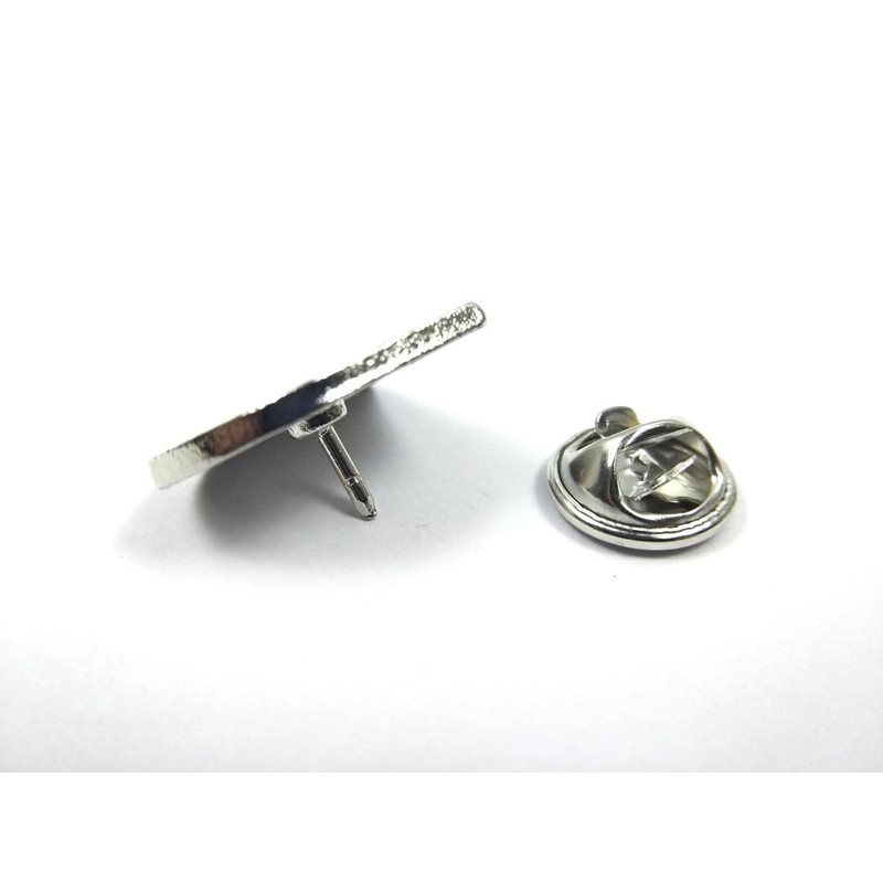 [F NODE] Italian Flag Color Pin Badge Shield Shape 0.7
