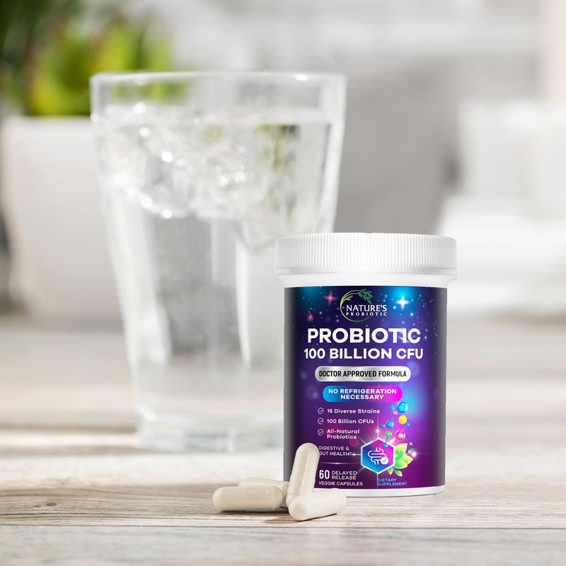 Nature's Probiotic 100 Billion CFU - 16 Strains + Prebiotics