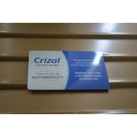 CRIZAL(6) Large Sealed Microfiber Cleaning Cloth Glasses Phone Lens Sunglasses