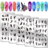 PH PandaHall 5 x Angel Fairy Nail Art Stencils, 120