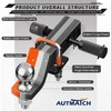 AUTMATCH Trailer Hitch Ball Mount with 2 Inch Hitch Ball