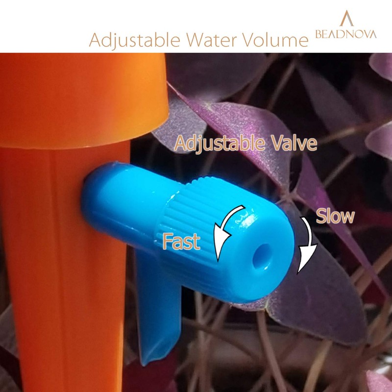 BEADNOVA Plant Self Watering Spikes Automatic Irrigation Equipment Adjustable Self