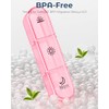 Windtrace Pill Organizer 3X a Day, 7-Day Weekly Compartment |