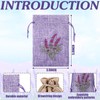 Sunnymove 30 Pcs Embroidered Lavender Sachet Bags 5.7 x 4.1