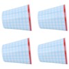 4Pcs/Set Imitation Porcelain Water Cup Originality Beverage Mug for Home