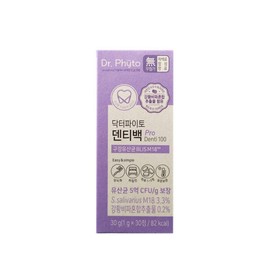 Doctor Pyto Dr. Phyto Dentibag PRO Oral Lactobacillus M18 1g x 30 tablets / 닥터파이토 덴티백 PRO 구강유산균 M18 1g x 30정