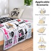 Dance Blanket Dance Gifts for Girls Women Soft Cozy Flannel