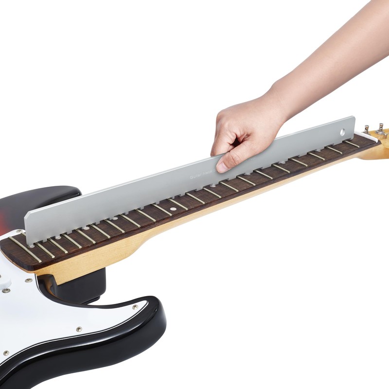 Frautron Guitar Luthier Tool Kit Includes 16" Fret Leveling Beam,