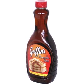 Griffin's Syrup 24oz Bottle (Pack of 3) Choose Flavor Below (Pancake)