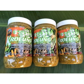 Handmade Kroeung 2 Jars (Cambodian spice Paste 20.4 Oz Per Jar)