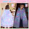 Goenb Light up Princess Cape Clothes for Girls Aged 3-10,
