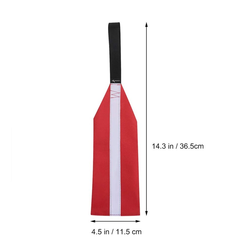 BESPORTBLE Red Reflection Travel Flag Tow Warning Flag Long Load