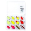 KAIRI Micro Spoons 1.2g 2g 2.5g 12pcs Set Barbares Hook