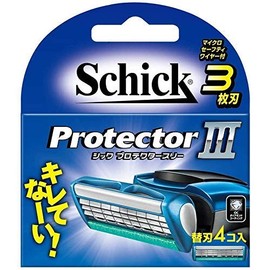 Chic Protectorree Razor Refills (4 Pack) for Men - Set of 3