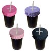 JXLESW 4 Pack Anti Spiking Drink Cover, Reusable Protection Fabric