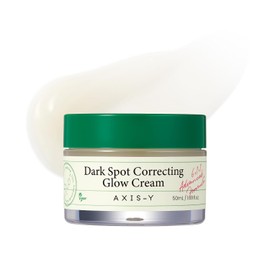 AXIS-Y Dark Spot Correcting Glow Cream Brightening & Hydrating Moisturizer Face Cream With 2% Alpha Arbutin, 5% Niacinamide & Ceramide Vegan Korean Skin Care For All Skin Types 1.69 Fl. Oz