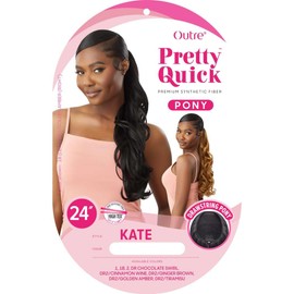 Outre Pretty Quick - Drawstring Pony - Kate (DR CHOCOLATE SWIRL)