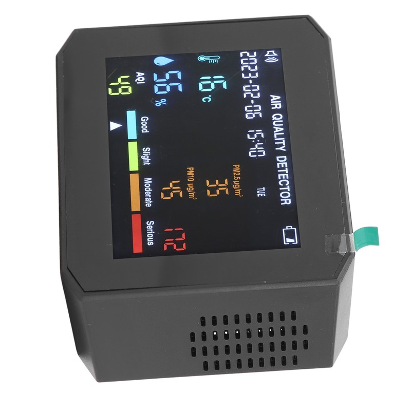 Air Quality Monitor PM2.5 PM10 HCHO TVOC CO2 Temperature Humidity