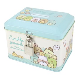 Tees Factory SG-5542903AT Sumikko Gurashi Can Bank with Keys H3.3 x 4.4 x 3.3 inches (84 x 113 x 83 mm)