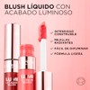 LOréal Paris Lumi Blush, rubor líquido para mejillas acabado glowy