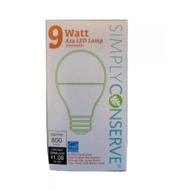 Simply Conserve (4) Simply Conserve LED bulbs - 60w equivalent, new in box