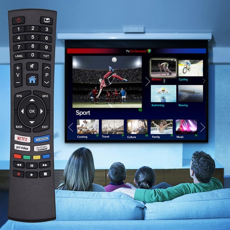 Universal Remote Control for Medion Ultra HD Smart TV -