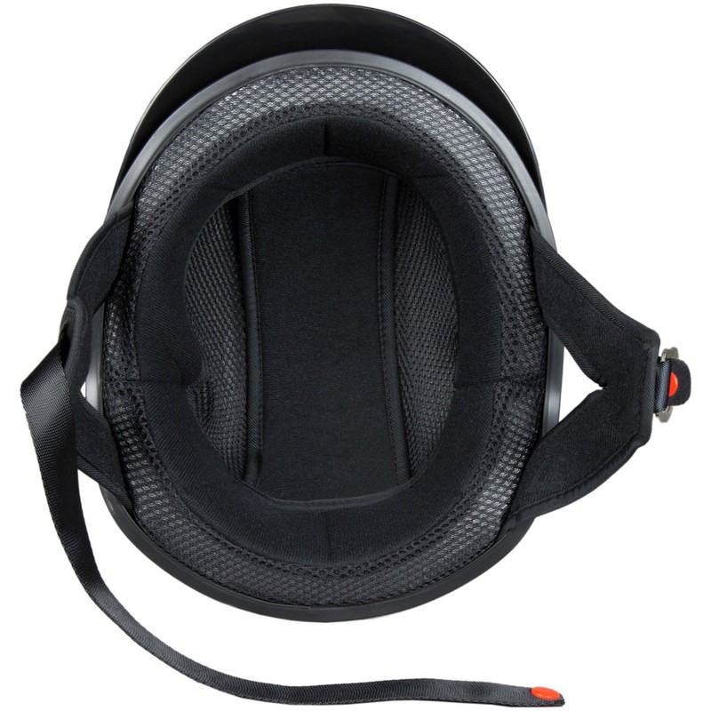 Raider 26-619-16 Unisex-Adult Motorcycle Half Helmet (Matte Black, X-Large)