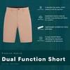 Visive - Pantalones Cortos híbridos de Secado rápido para Hombre,