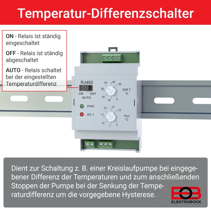 Power Fixed Temperature Switch, RJ402