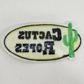Cactus Ropes Patch Embroidered Round Logo
