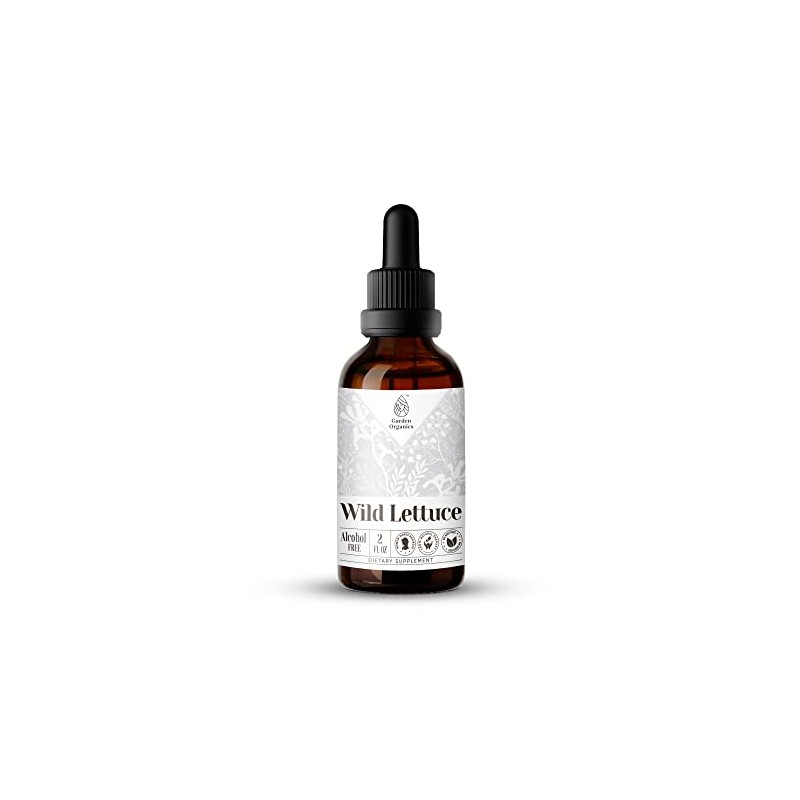 Wild Lettuce Alcohol-Free Natural Tincture Extract, Immune System Booster, Liquid