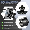 RJ45 Passthrough Wall Socket Compatible with Starlink Gen 3,CAT6 Ethernet
