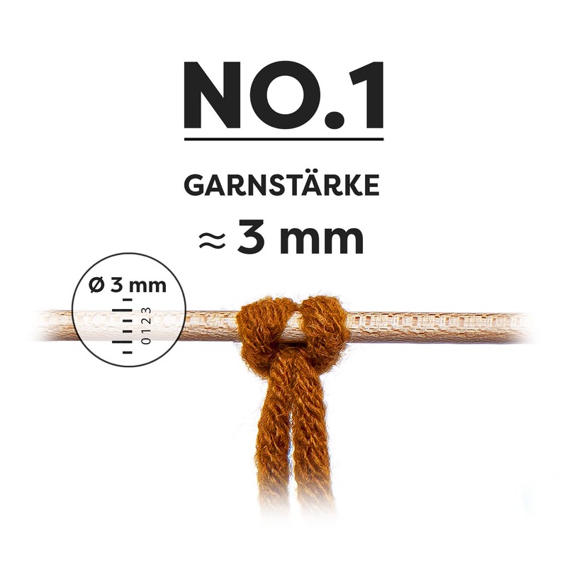 myboshi New Haven Scarf Knitting Set, Includes No.1 Wool, Circular