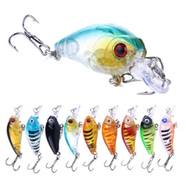 Loopunk 9 PCS Special Spinner Spoon Vibrating Jigging Freshwater Saltwater Fishing Lures, Mini Artificial Fishing Hard Baits for Trout Bass Freshwater Saltwater Fishing Tackle Fishing Gear.