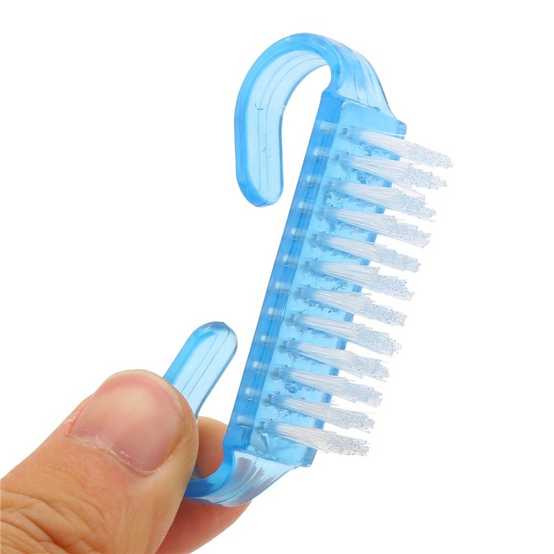 Nail Brush, Colorful Nail Brush, 3 Colors, Set of 6