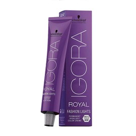 Schwarzkopf Igora Royal Fashion Lights Permanent Highlight Color Creme with Fibrebond Technology (L-89 Red Violet)Q
