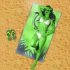 Zombie Infected Beach and Bath Towel Novelty Geek Gift