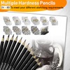 Pencil Set, 12-Piece Drawing Pencils Set from 2H to 8B,