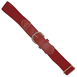 Epic Adult Synthetic Tab Red Baseball Uniform Belts 1.5" WIDE SYNTHETIC TAB (ADULT)