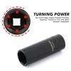 CASOMAN 13 Pieces 3/8-Inch Drive Impact Socket Set, 6-Point, Metric,