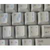 Korean Keyboard Labels Layout ON Transparent (Clear) Background with Black,