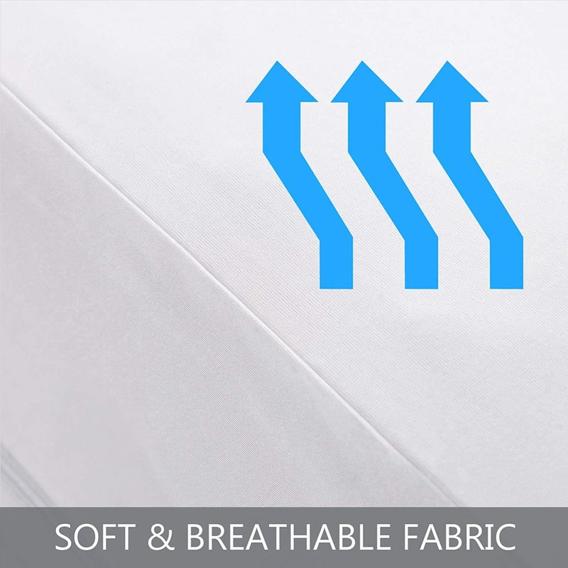 Fullcover Zipped Waterproof Mattress Cover Kingsize 150 x 200 x